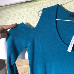 Open shoulder new w/tags Dress Barn Sweater